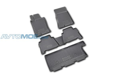 Коврики в салон KIA Mohave 10/2009->, 5 шт. (полиуретан) NLC2529210k Element (фото №1)