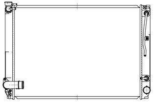 Радиатор охлаждения LRc1938 Luzar (фото №1)