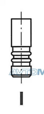 Клапан выпускной R6505BMCR Freccia (фото №1)