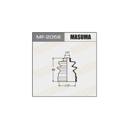 Пыльник шруса наружный (вал задний) MF2058 Masuma (фото №1)