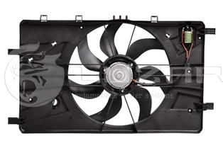 Вентилятор охлаждения в сборе с дифузором LFK21106 Luzar (фото №1)