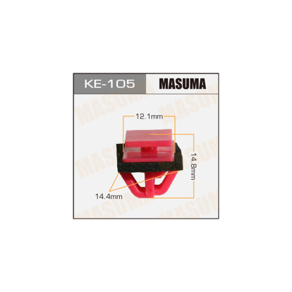 Клипса пластм. крепёжная №245 KE105 Masuma (фото №1)