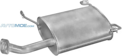Глушитель (задняя часть) 15235 Polmostrow (фото №1)