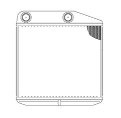 Радиатор отопителя LRH2112 Luzar (фото №1)