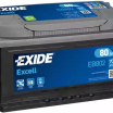 Аккумуляторная батарея 80Ah 740A EB802 Exide (мини-фото №1)