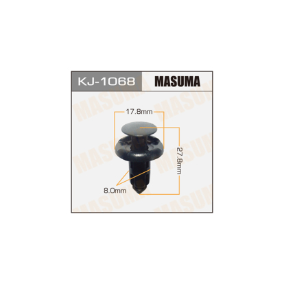 Клипса пластм. крепёжная №28 KJ1068 Masuma (фото №1)