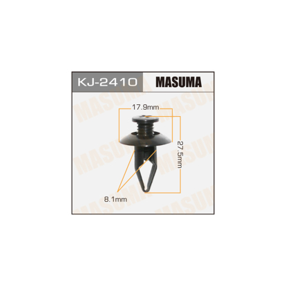 Клипса крепления подкрылка KJ2410 Masuma (фото №1)