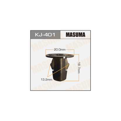 Клипса пластм. крепёжная №6 KJ401 Masuma (фото №1)