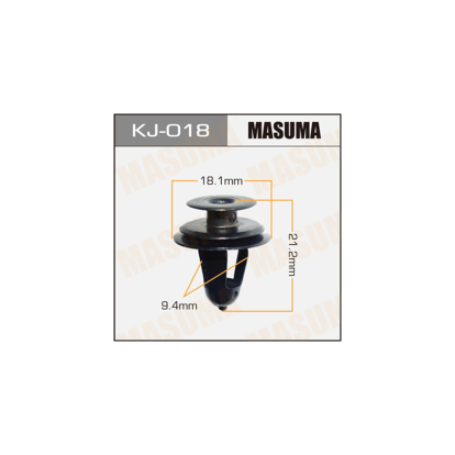 Клипса пластм. крепёжная №30 KJ018 Masuma (фото №1)