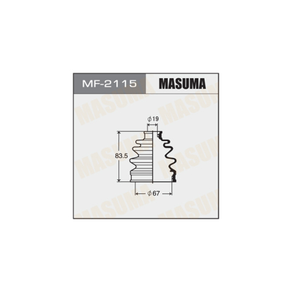 Пыльник шруса наружный 19x67 MF2115 Masuma (фото №1)