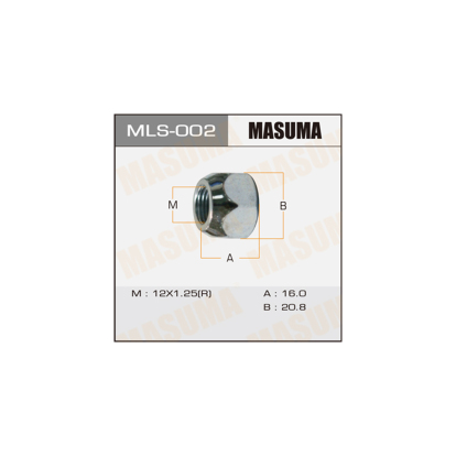 Гайка колёсная MLS002 Masuma (фото №1)
