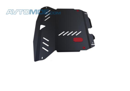 Защита картера + КПП, Hyundai Matrix 2001-2008, V - 1.6; 1.8 111023142 Автоброня (фото №1)